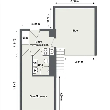 Lejlighed Beautifull W 1 Bedroom *